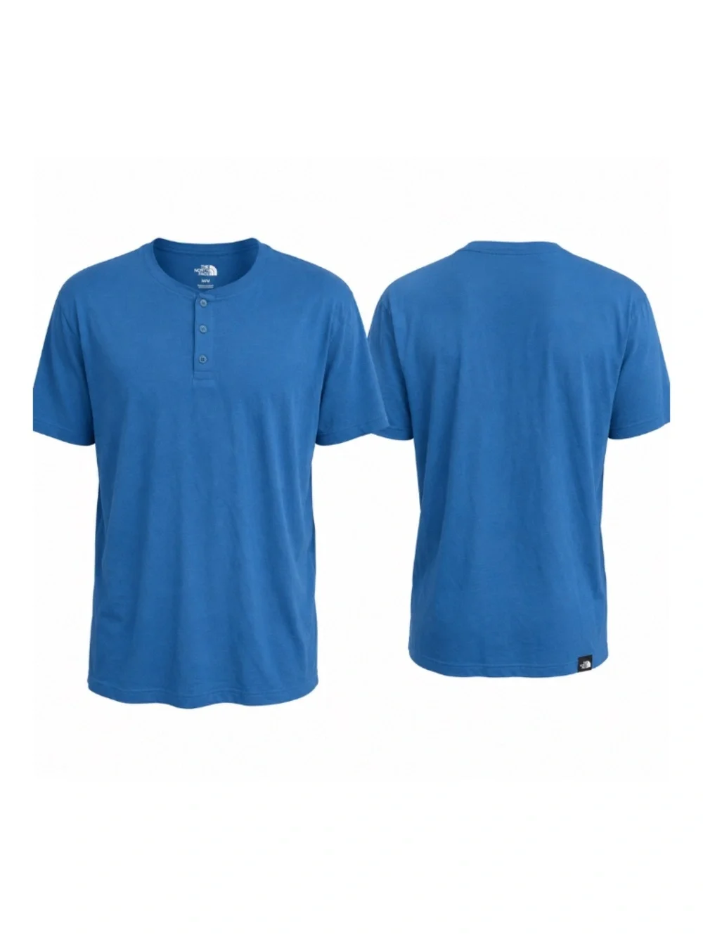 TNF THE NORTH FACE Terrain Henley Blue Shirt Tshirt Tee Men’s Large